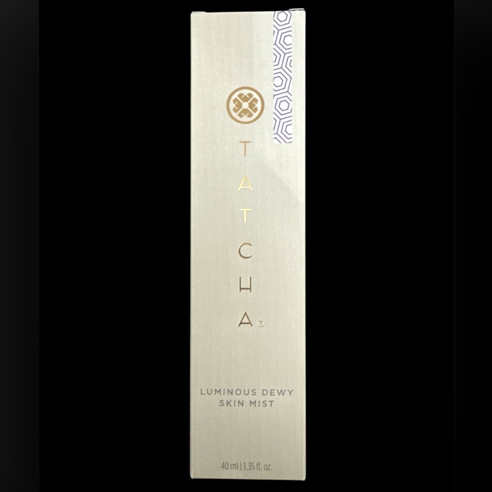 Tatcha Luminous Dewy Skin Mist NIB with safety seal on container.
